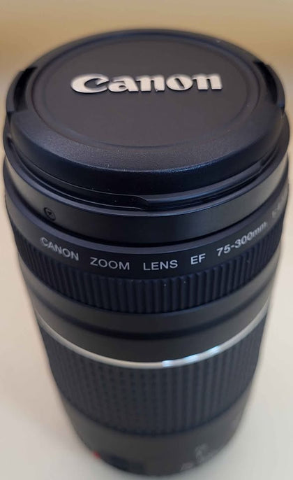 Canon EF - 75-300MM f/ 4-5.6 III - Black Lens