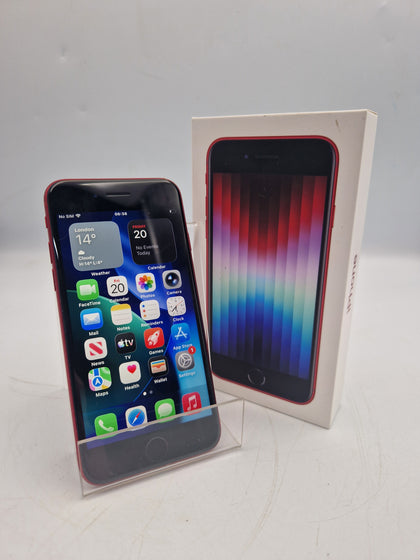Apple iPhone SE 2nd Gen 64GB PRODUCT Red smartphone unlocked boxed (83% batt health)