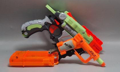 Neft Guns Green/Orange x5 Guns And Bits