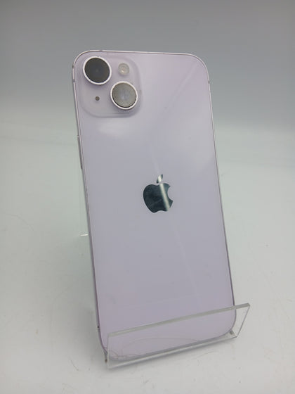 Apple iPhone 14 Plus 128GB purple smartphone unlocked unboxed (3rd party screen, 84% battery health)