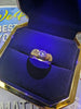 18CT GOLD DIAMOND RING SIZE P