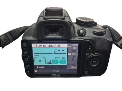 Nikon D3100 14.2MP Entry Level DSLR Camera With Battery Charger (No Lens)