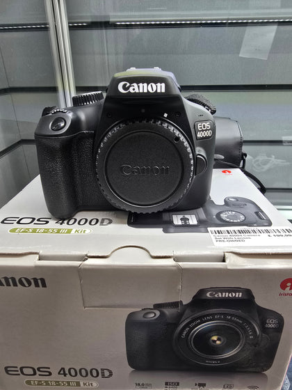 Canon EOS 4000D Camera +2 lenses