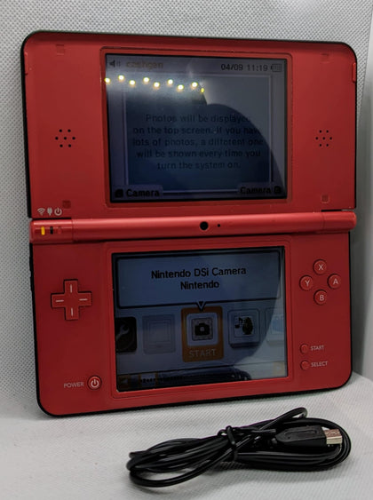 DSi XL Console, Super Mario Bros. 25th Ann. Ed. Red, Unboxed