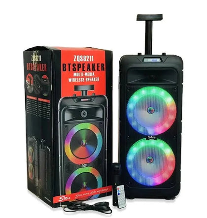Zqs8211 Portable Speaker, Waterproof Design, For Home Theatre, Karaoke, Outdoor Use