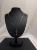 9ct Yellow Gold Cross and Chain Set