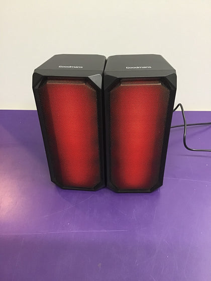 Goodmans Gaming Speakers with Colour LED Lighting.