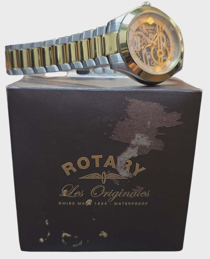 Mens Rotary Watch Xl Analogue Automatic Jura Gb90515 /10 Stainless