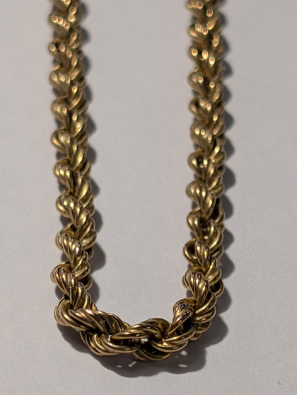 9ct Gold Rope Chain
