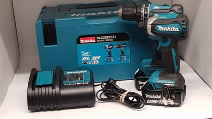 Makita Combi Drill and Impact Driver Twin Kit DLX2283STJ