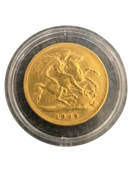 1903 22KT Gold Half Sovereign