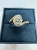 3.2g 9ct White Gold Ring - Size W - **Hallmarked**