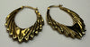 9ct Yellow Gold Hoop/Creole Earrings