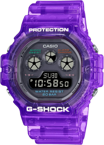 G-SHOCK Translucent Digital Watch Purple
