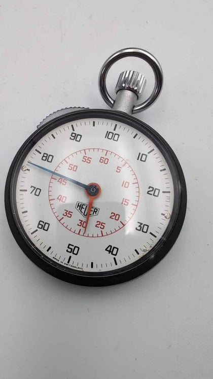 Vintage Heuer Stopwatch 7 Jewels Mechanical Movement – Swiss Made - Excellent Condition - Boxed