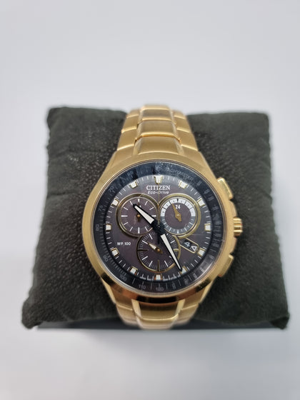 Citizen Eco-Drive Men's Gold Tone Bracelet Watch