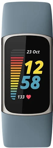 Fitbit Charge 5 Advanced Fitness and Health Tracker With Charging Wire