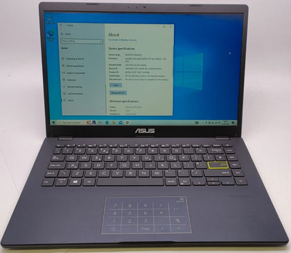 Asus E410M/N4020/4GB Ram/64GB SSD/14”/W10/B