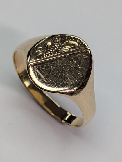 9ct Gold Signet Ring