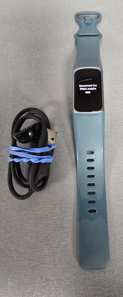 Fitbit Charge 5 Advanced Fitness and Health Tracker With Charging Wire