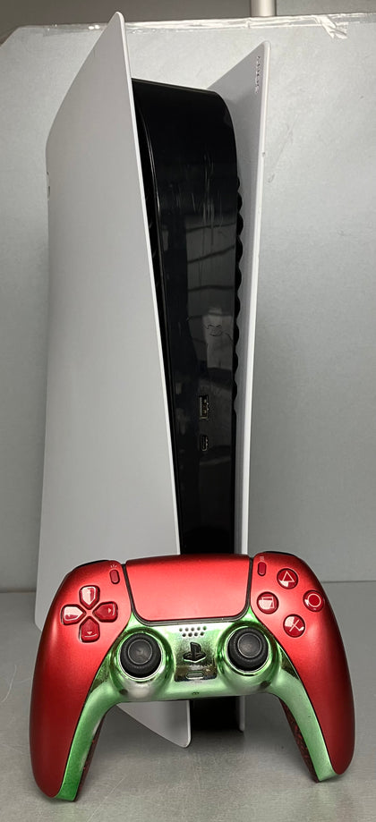 Sony Playstation 5 Digital Console ( Custom Controller ) ** Unboxed **