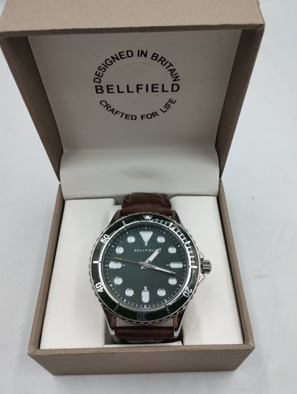 BELLFIELD BEL59C MENS WATCH LEATHER STRAP