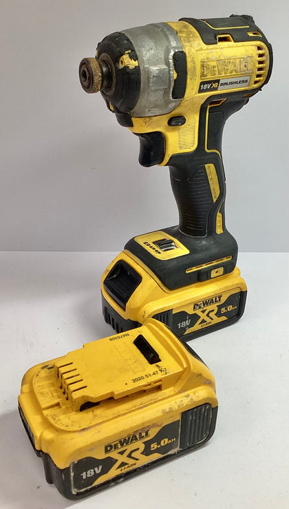DeWALT Brushless Impact Driver + 5.0ah Battery