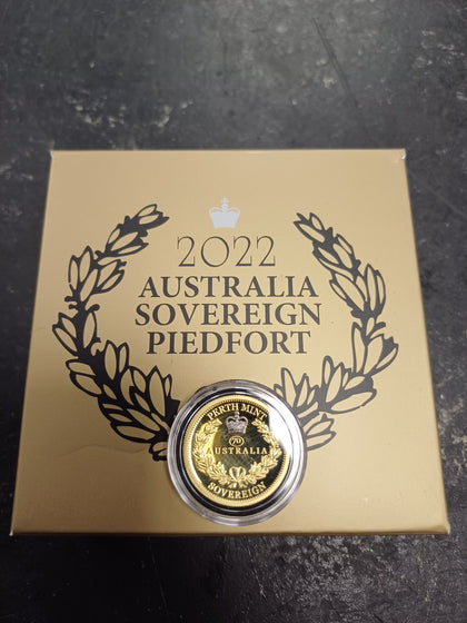 2022 Australia Sovereign Piedfort