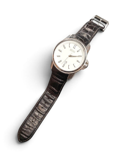 Hugo Boss Ikon White + Silver Watch**Boxed**