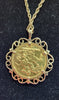 22ct Mounted Full sovereign 1887 -  With 9ct Yellow Gold Mount And Chain - Total 14.3G - 20"