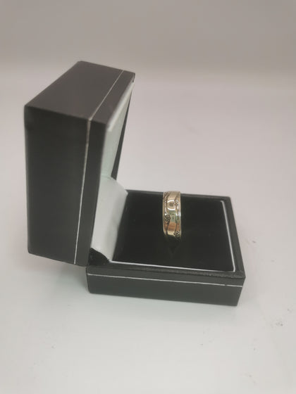 9k Gold Ring 3G fully Hallmarked(375) and Tested Size V