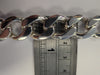 Heavy Silver Curb Bracelet