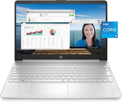 HP 15 Laptop, 11th Gen Intel Core i5-1135G7 Processor, 8 GB RAM, 256 GB SSD Storage, 15.6” Full HD IPS Display, Windows 11 Home ** Unboxed **