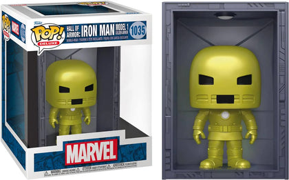 ** Collection Only ** Funko Pop! Marvel: Iron Man Hall of Armor Model 1 Deluxe Vinyl Figure #1035