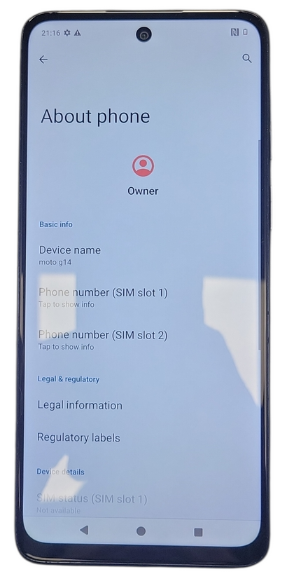 Motorola Moto G14 - 128GB - Unlocked