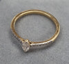 18ct gold diamond ring 0.34ct Q