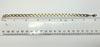 9ct yellow gold double link bracelet 8"