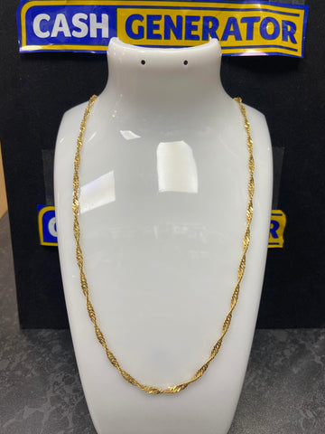 22ct Singapore Chain 26