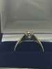 9ct Gold Ring With Clear Stone - L
