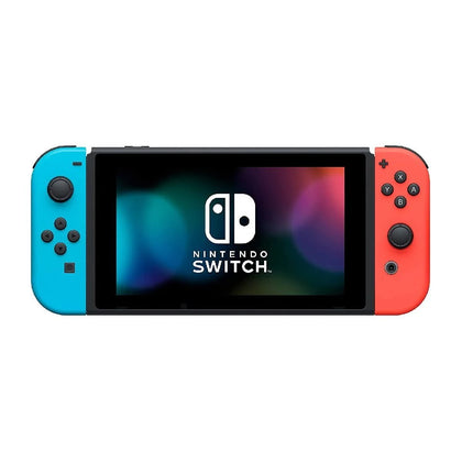 Nintendo Switch Console Neon Blue and Red