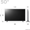 LG 50UR78006LK 50-Inch 4K Ultra HD Smart TV, α5 AI processor 4K Gen6, Freeview Play and Amazon Alexa **Collection Only**