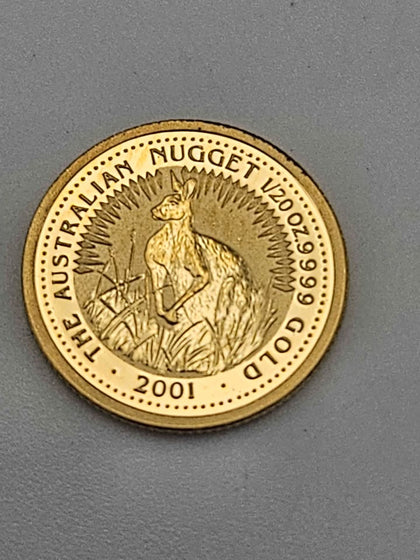 24ct .999 Fine Gold Australian $5 Coin – 1/20oz Gold Bullion Coin