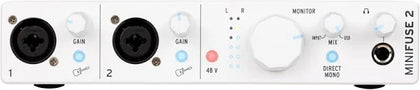 Arturia MiniFuse 2: Dual Audio & MIDI Interface - White