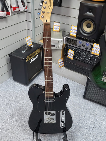 Squier  by Fender Deluxe Telecaster - Piano Black - Preowned