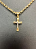 14ct Yellow Gold Chain and Cross Pendant