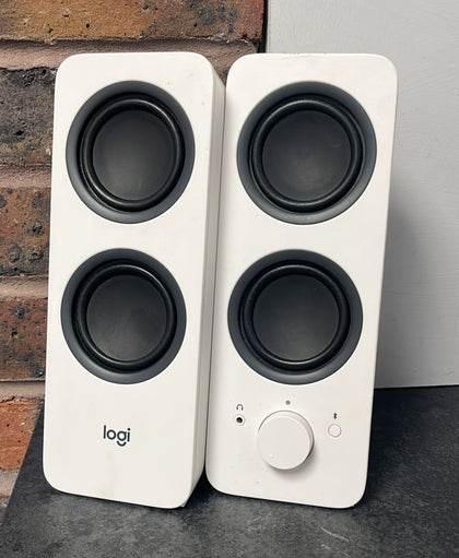 Logitech Z207 Bluetooth Computer Speakers - White