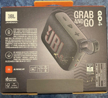 JBL GO 4 Portable Bluetooth Speaker.