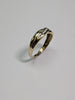 9ct Gold Ring with CZ Stones - SIZE O