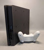 Playstation 4 Slim Console, 500GB Black, with White Pad