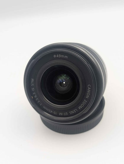 Canon EF-M 15-45mm f/3.5-6.3 IS STM Black/Graphite Lens - Black